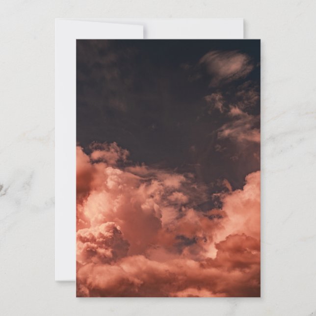 Tarjeta de vacaciones plana de 5" x 7" (Anverso)