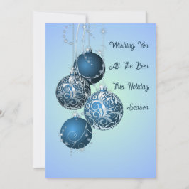 Tarjeta de vacaciones plana de color de agua perso