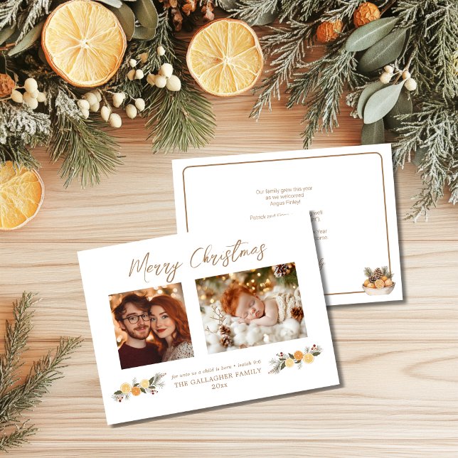 Tarjeta de vacaciones plana de Navidades de hipogl (Subido por el creador)