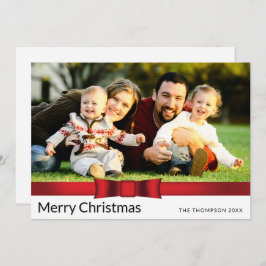 Tarjeta de vacaciones plana de un Navidad fotográf