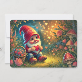 Tarjeta de vacaciones plana día de San Valentín