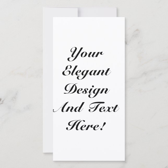 Tarjeta de vacaciones plana en blanco para navidad (Anverso)