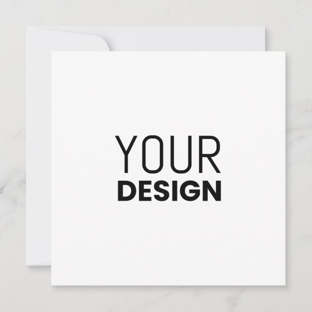 Tarjeta de vacaciones plana [Multi Size & Style] (Anverso)