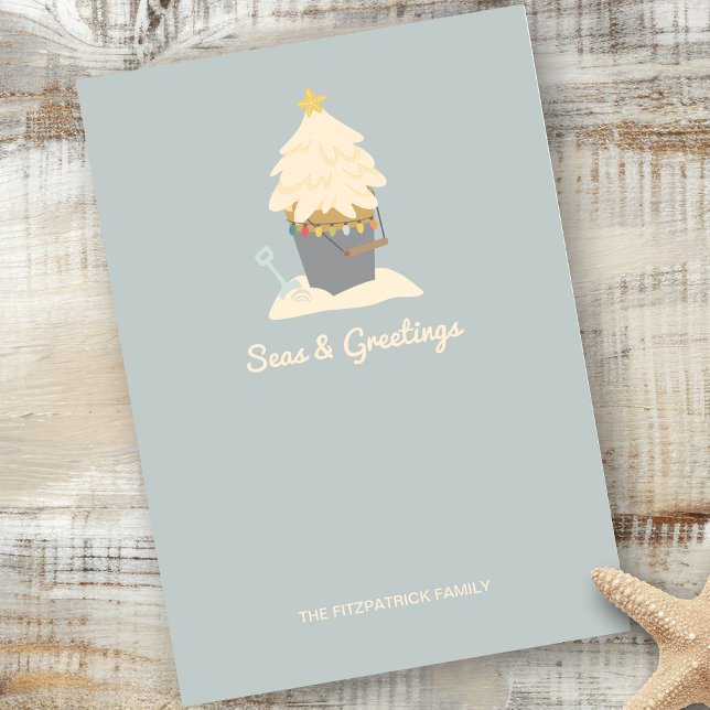 Tarjeta de vacaciones plana para Navidades de la p (Subido por el creador)