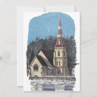 Tarjeta de vacaciones plana para Navidades de Nuev