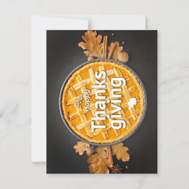 Tarjeta de vacaciones plana, tamaño: 4,25" x 5,5", (Anverso)