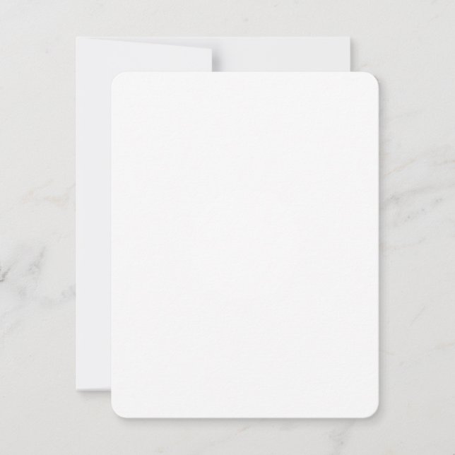 Tarjeta de vacaciones plana, tamaño: 4,25" x 5,5", (Anverso)