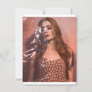 Tarjeta de vacaciones plana, tamaño: 4,25" x 5,5",