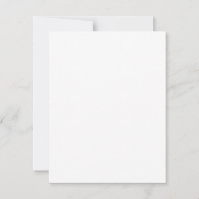 Tarjeta de vacaciones plana, tamaño: 4,25" x 5,5", (Anverso)