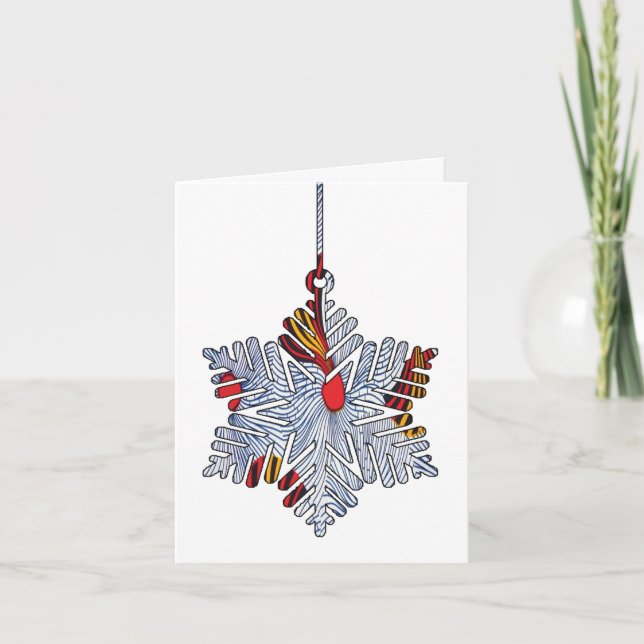 Tarjeta de vacaciones plegable 'Melanin' (Anverso)