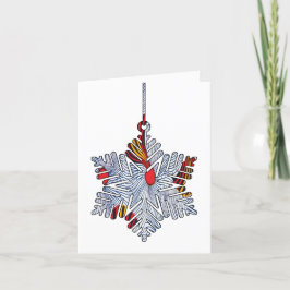 Tarjeta de vacaciones plegable 'Melanin'