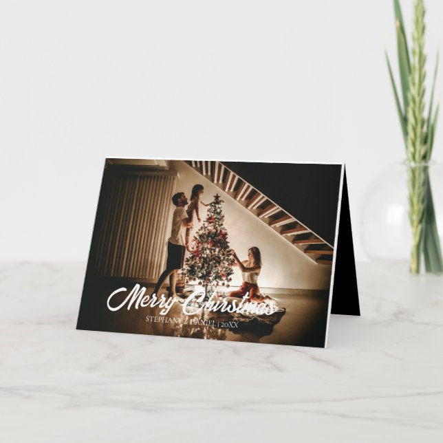 Tarjeta de vacaciones plegada (Anverso)