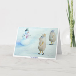 Tarjeta de vacaciones plegada