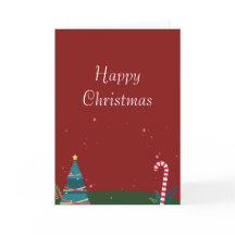 Tarjeta de vacaciones plegada