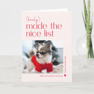 Tarjeta de vacaciones plegada a color que apenas l