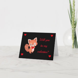 Tarjeta de vacaciones plegada del Día de San Valen