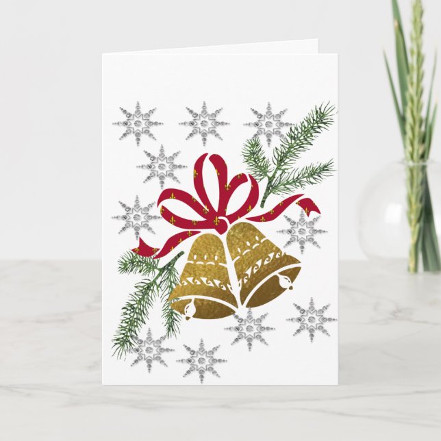 Tarjeta de vacaciones plegada estándar de 5" x 7" (Anverso)