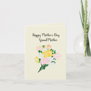 Tarjeta de vacaciones plegada : GrandMother