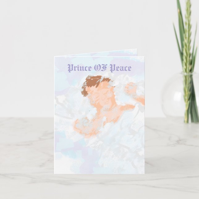 Tarjeta de vacaciones plegada: Nacimiento de Jesuc (Anverso)