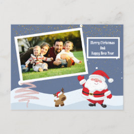 Tarjeta de vacaciones purpurinoso personalizada de