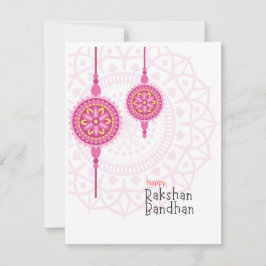 Tarjeta de vacaciones Raksha Bandhan