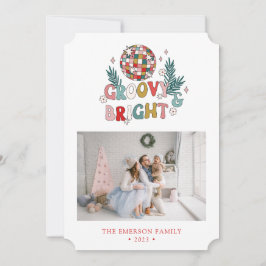 Tarjeta de vacaciones retro con collage de fotos