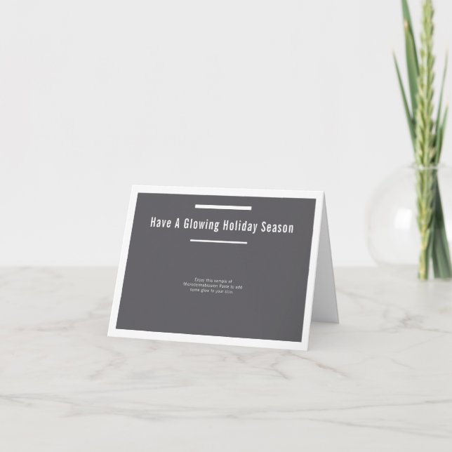 Tarjeta de vacaciones Rodan & Fields con ejemplo d (Anverso)