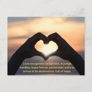 Tarjeta de vacaciones Romantic Love Gift