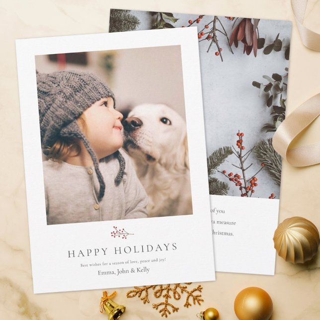 Tarjeta de vacaciones rusas para Navidades Minimal (Subido por el creador)