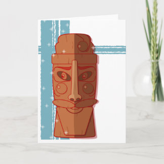 Tarjeta de vacaciones - "Santa Tiki-Baby"