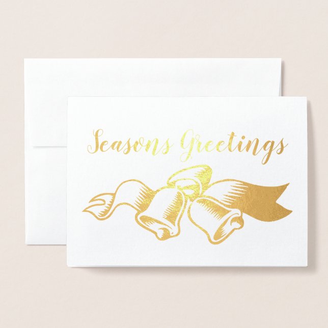 Tarjeta de vacaciones Seasons Greetings Relieve me (Anverso con sobre)