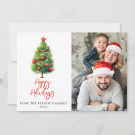 Tarjeta de vacaciones Sencilla y Elegante para Nav