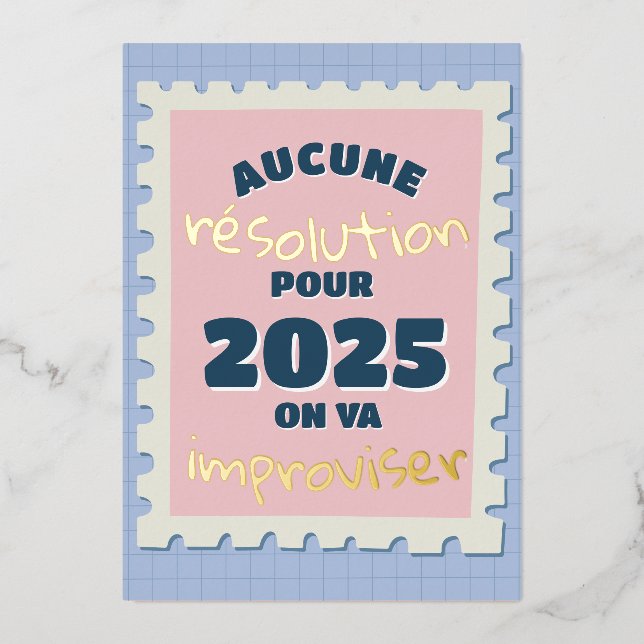 Tarjeta de vacaciones sin resolución este año (Anverso )