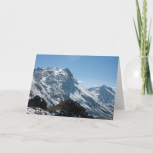 Tarjeta de vacaciones Snow Davos Suiza