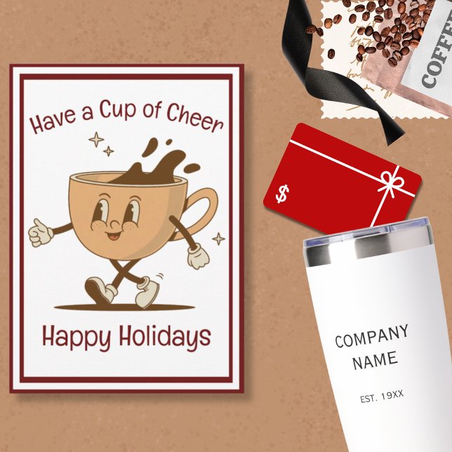 Tarjeta de vacaciones - Tarjetas de regalo de temp (Company Branded Gift  Ideas for Employees)