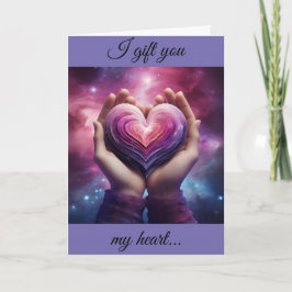 Tarjeta de vacaciones Te Regalo Mi Corazón