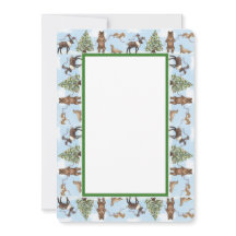 Tarjeta de vacaciones temática de Alaska