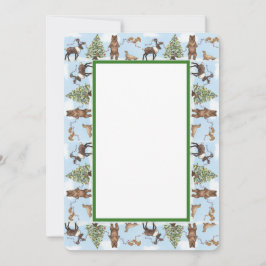 Tarjeta de vacaciones temática de Alaska