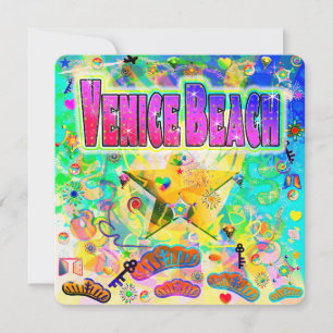 Tarjeta de vacaciones Venice Beach Epoch Hour