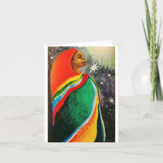 Tarjeta de vacaciones "Warmth" Kwanzaa/ Winter