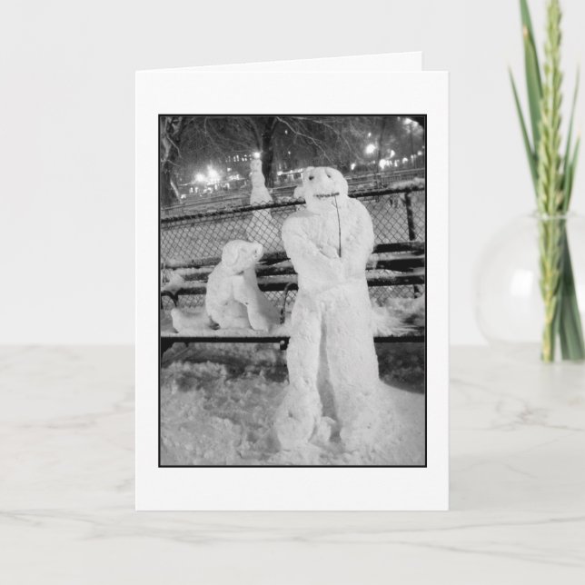 Tarjeta de vacaciones 'Winter Friends' - Navidades (Anverso)