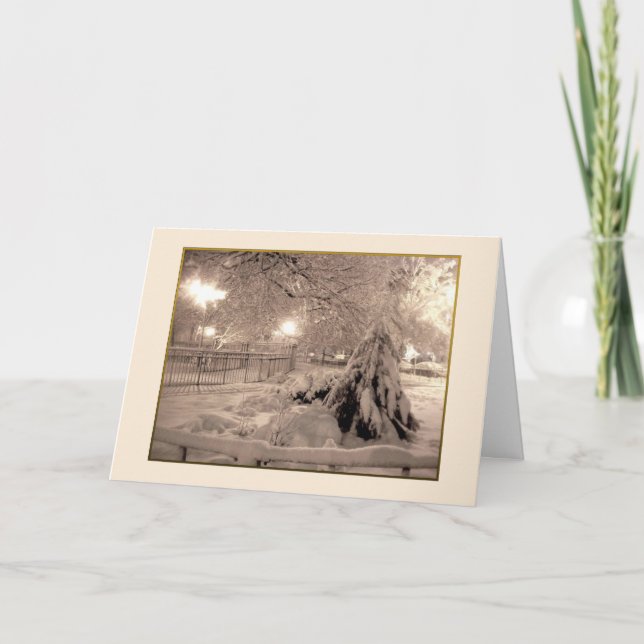 Tarjeta de vacaciones 'Winter Magic' - Navidades (Anverso)