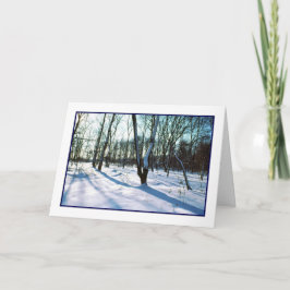 Tarjeta de vacaciones 'Winter Wonderland' - Feliz 