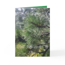 Tarjeta de vacaciones y Navidades