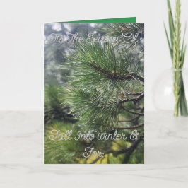 Tarjeta de vacaciones y Navidades