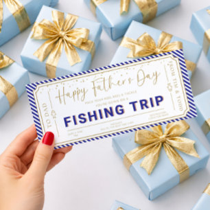 Tarjeta de vale de regalo del Día del Padre para v