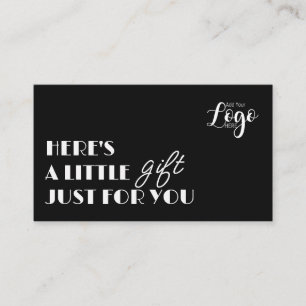 Tarjeta de Vale de Regalo Gratis Certificado de