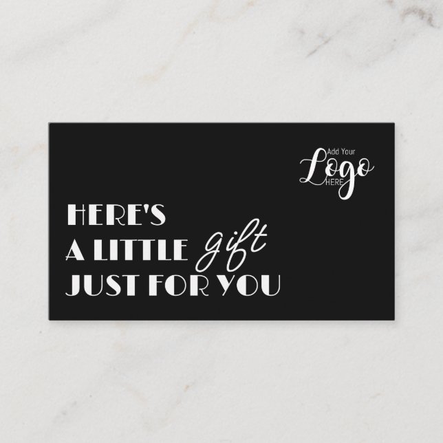 Tarjeta de Vale de Regalo Gratis | Certificado de  (Anverso)