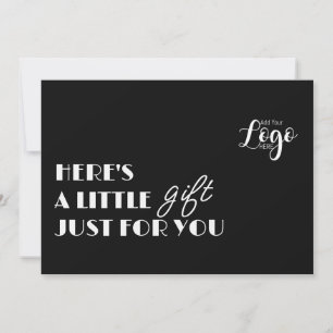 Tarjeta de Vale de Regalo Gratis Certificado de