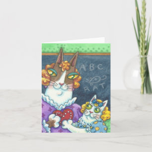 TARJETA DE VALENTINA DEL MASCOTA DEL PROFESOR DE G